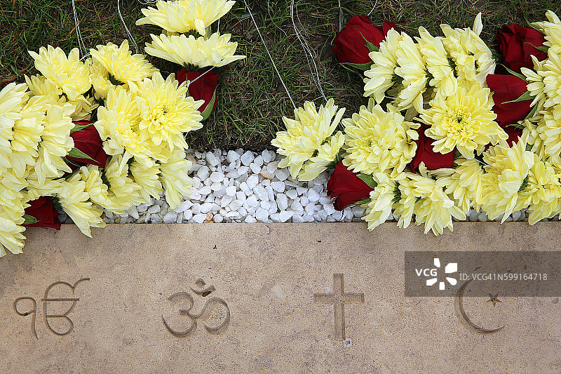 一战中牺牲的印度士兵纪念教堂图片素材