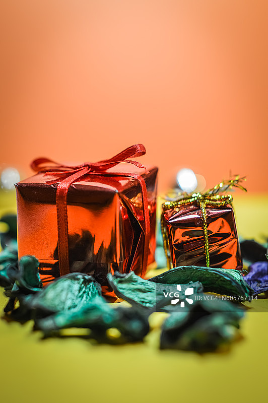 小型圣诞礼物图片素材