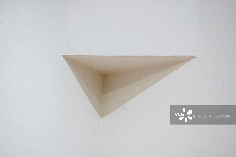 灰色混凝土墙角抽象背景几何阴影图片素材