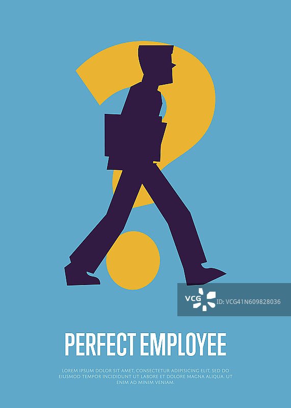 带男人轮廓的员工banner图片素材