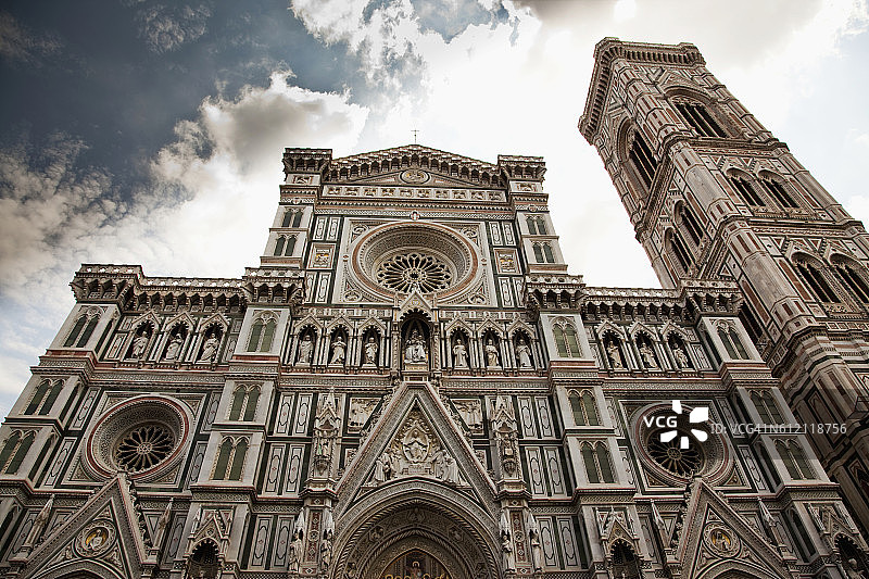 圣母百花圣殿的正面图片素材