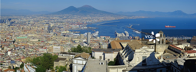 意大利坎帕尼亚的那不勒斯图片素材