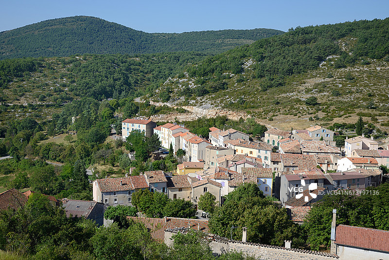 孔普斯阿尔蒂比或孔普斯普罗旺斯法国图片素材