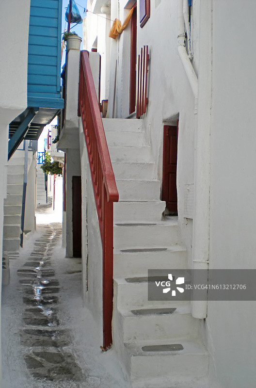 米科诺斯岛巴尔基亚图片素材