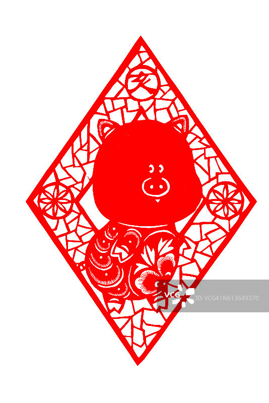 十二生肖（中国民俗文化）猪图片素材