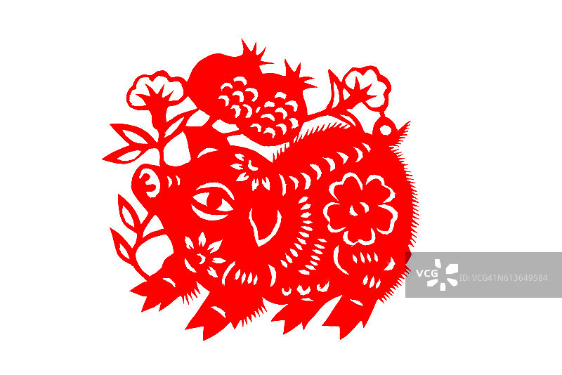 十二生肖（中国民俗文化）猪图片素材