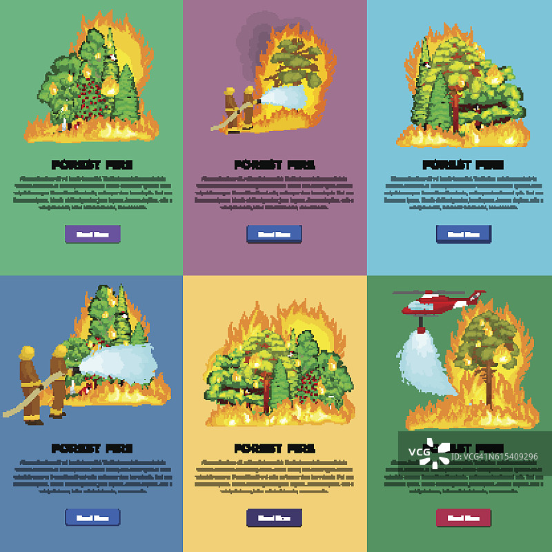 消防员身着防护服，头戴头盔，用直升机灭火图片素材