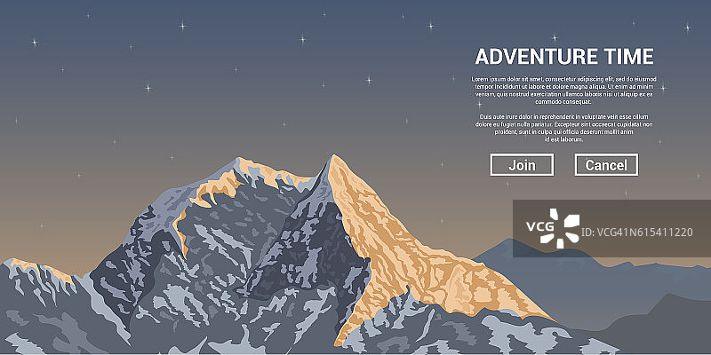 山峰景观图片素材