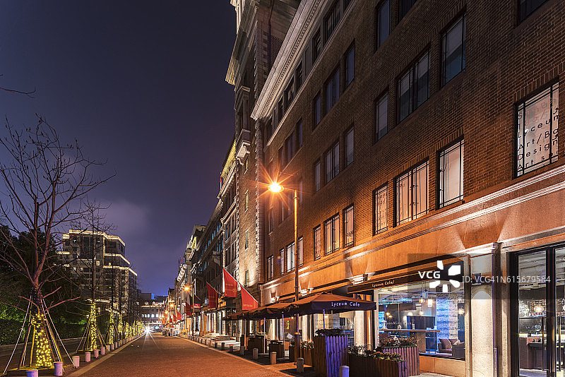 上海外滩道路图片素材