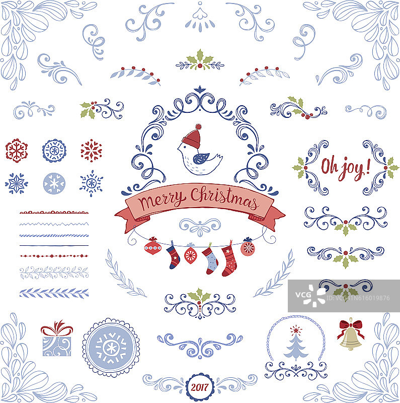 圣诞节乡村系列图片素材