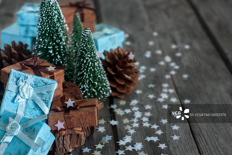 圣诞礼物背景图片素材