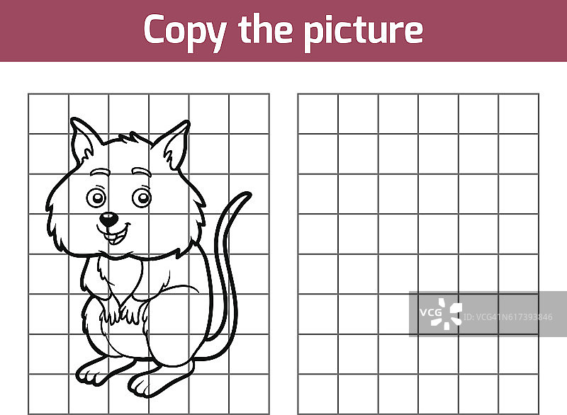 临摹绘画：短尾矮袋鼠图片素材