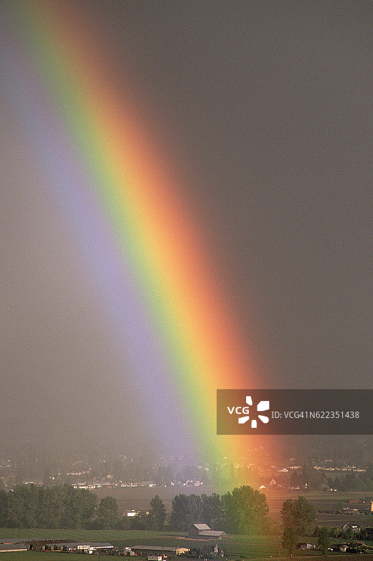 萨姆纳上空的彩虹图片素材