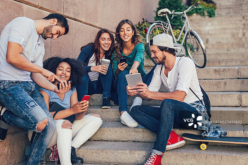 社交网络与分享图片素材