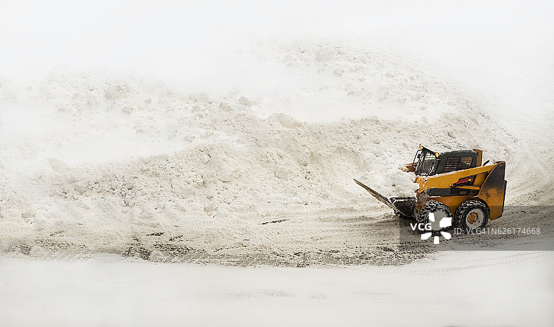 除雪推土机图片素材
