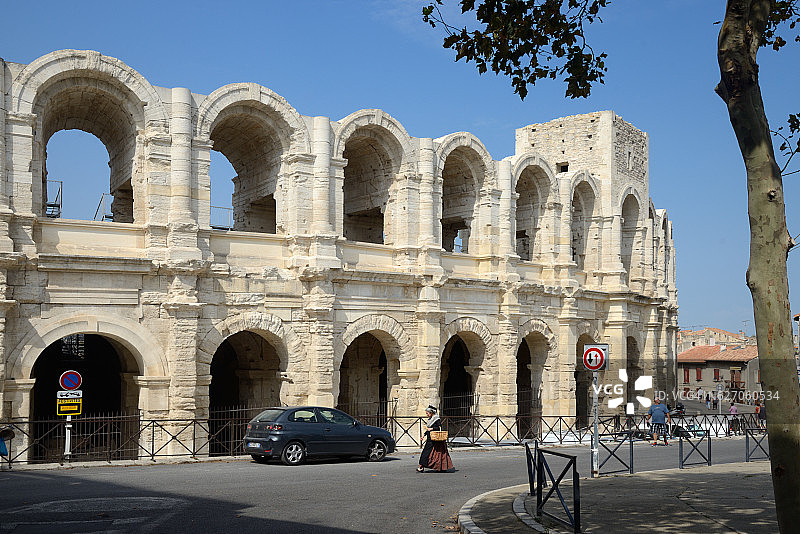阿尔勒罗马竞技场图片素材