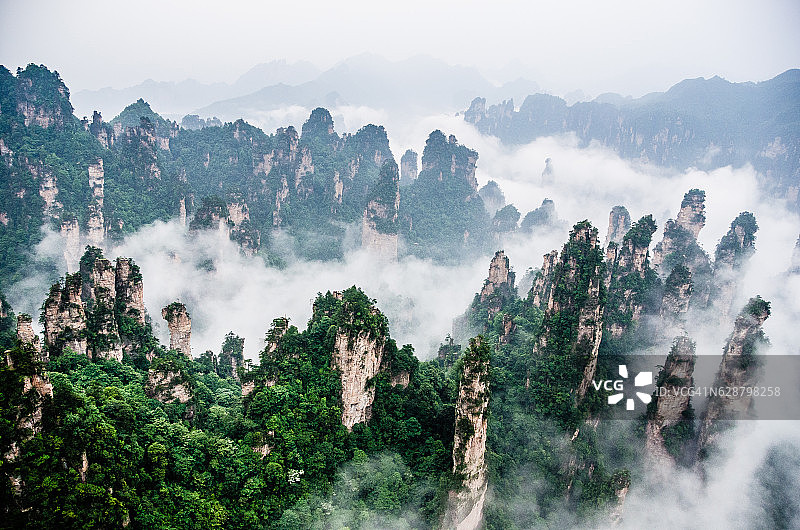 天子山自然保护区图片素材