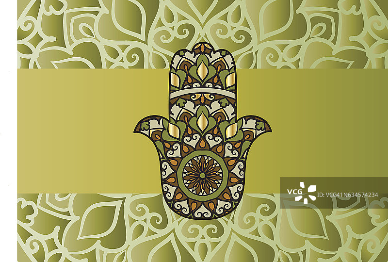 法蒂玛之手卡片图片素材