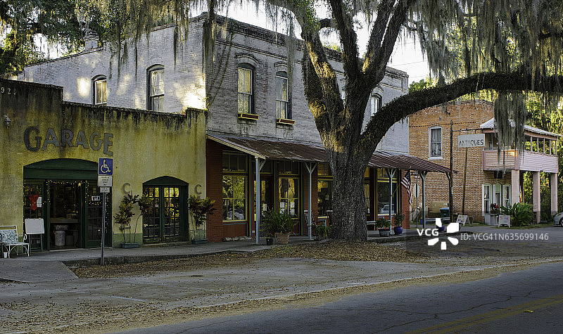 佛罗里达州米卡诺皮老街图片素材