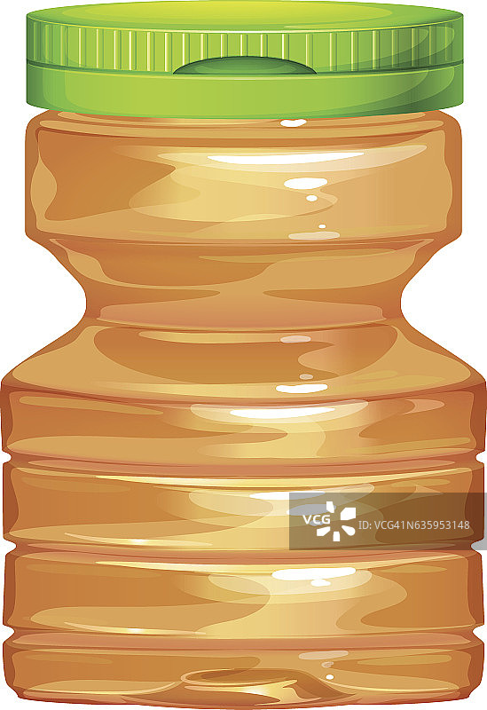 绿色盖子的塑料瓶图片素材