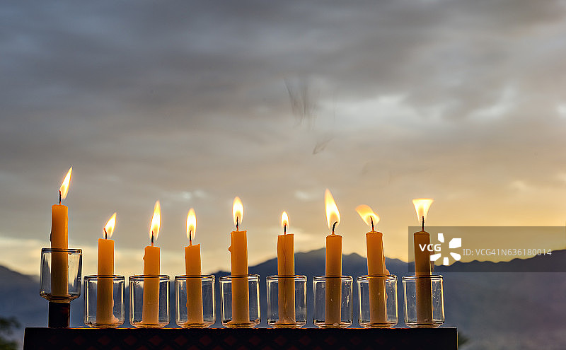 烛台与蜡烛图片素材