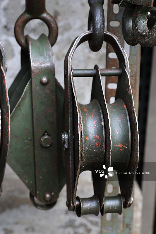 链条滑轮图片素材