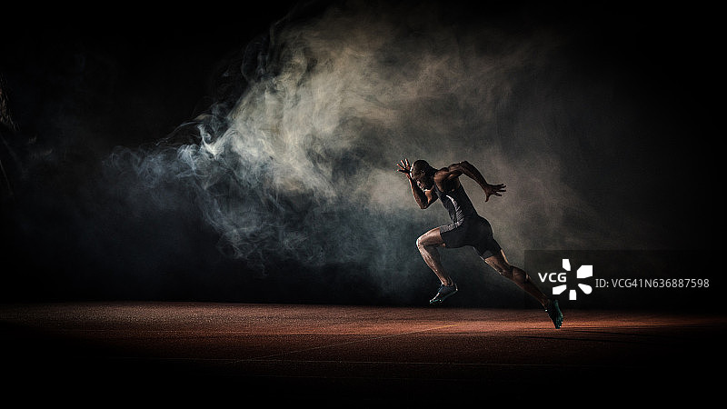 运动员跑步图片素材
