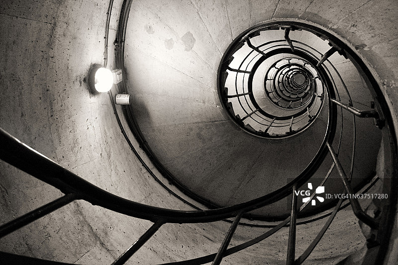 螺旋式楼梯图片素材