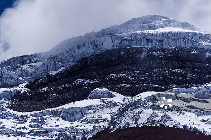 科托帕希火山图片素材