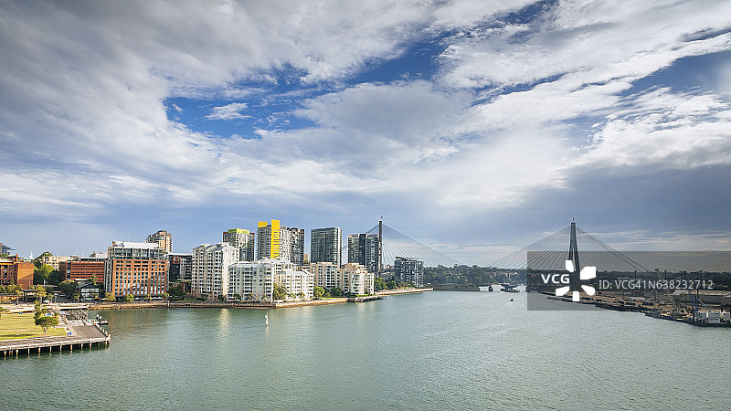 琼斯湾和澳新军团大桥图片素材