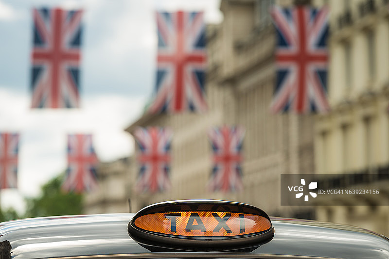 伦敦出租车图片素材