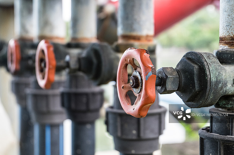 水阀和管道图片素材