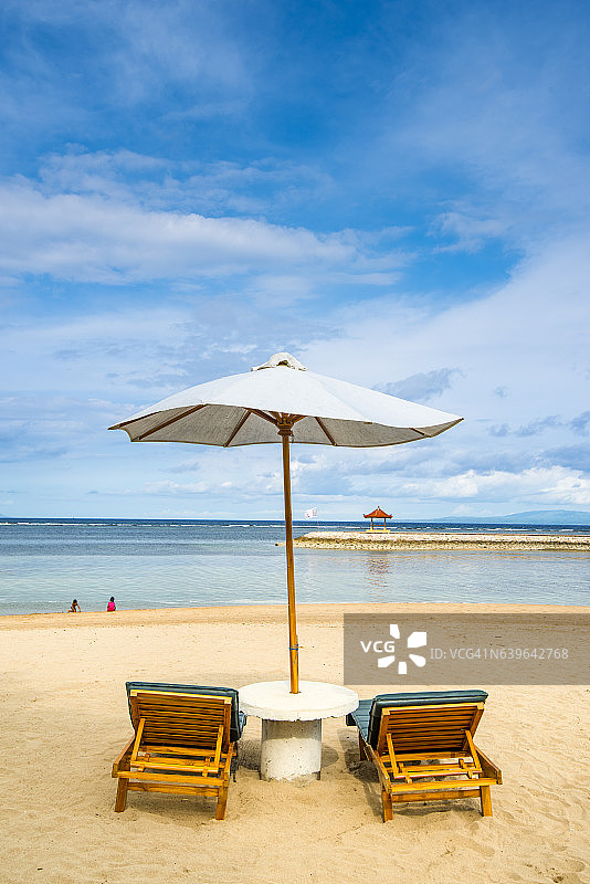 沙努尔，登巴萨，巴厘岛，印度尼西亚图片素材