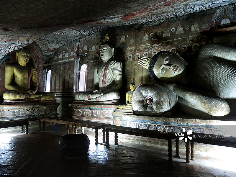 斯里兰卡丹布勒石窟寺图片素材