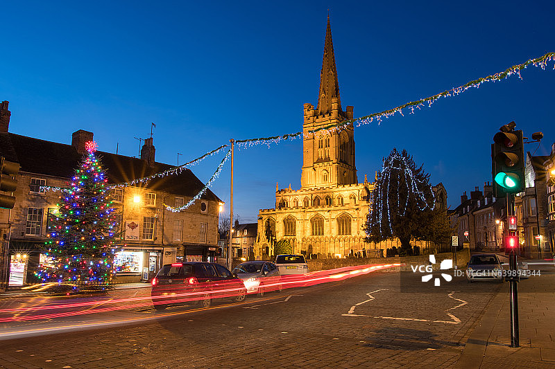 林肯郡斯坦福红狮广场的所有圣徒教堂图片素材