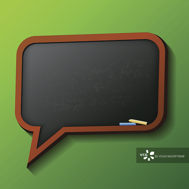黑板对话气泡图片素材