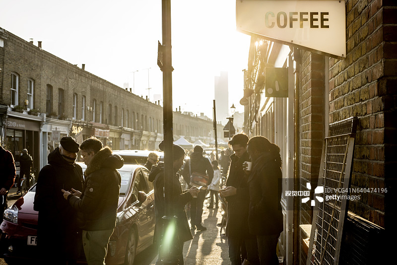 冬季伦敦哥伦比亚路花卉市场图片素材