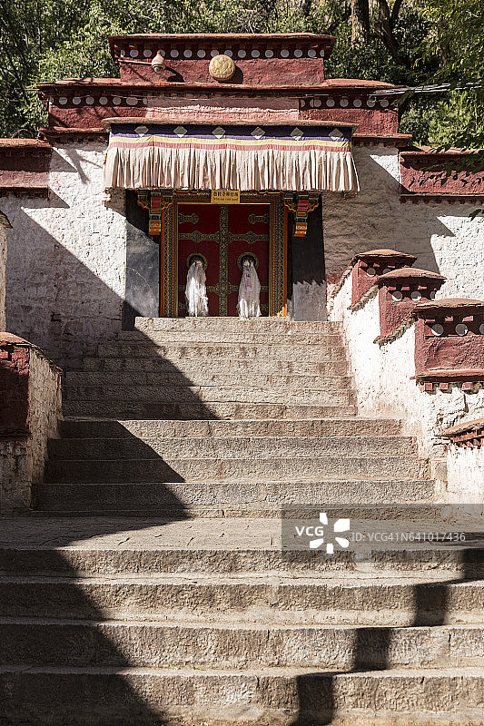 日喀则扎什伦布寺，藏族聚居区图片素材