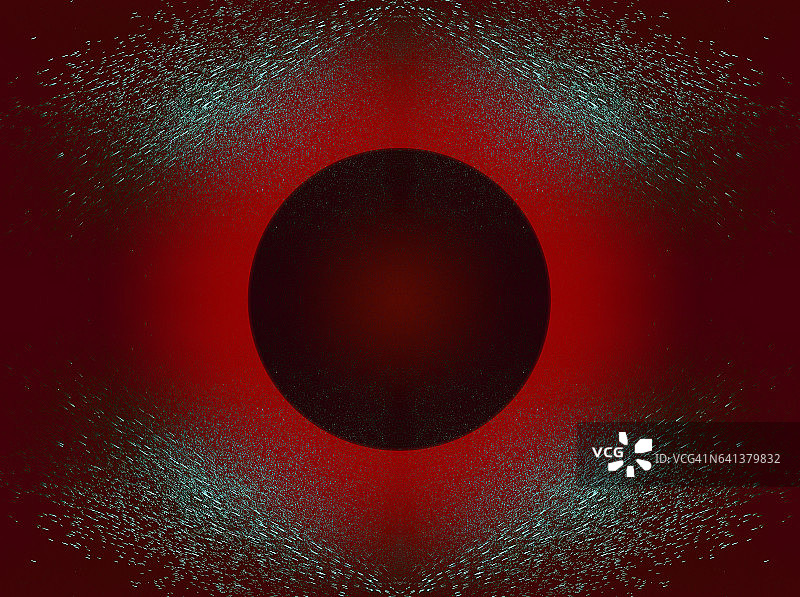 红色水滴悬浮背景图片素材