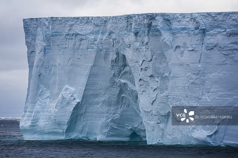 管状冰山，南奥克尼群岛图片素材