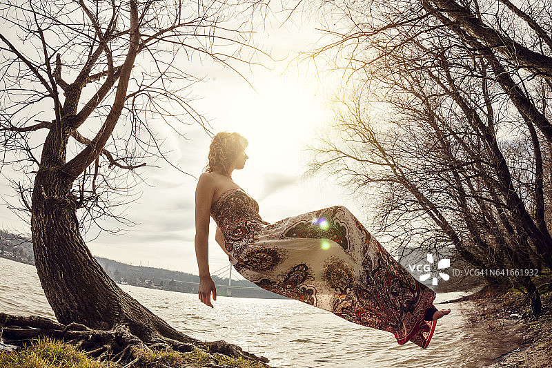 河流梦境图片素材