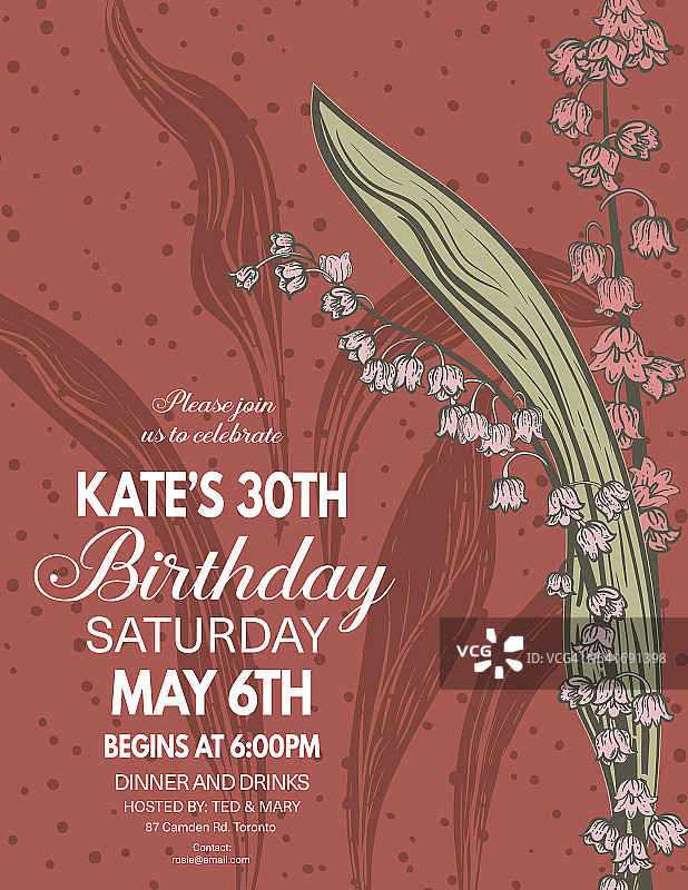 铃兰植物背景细节图片素材