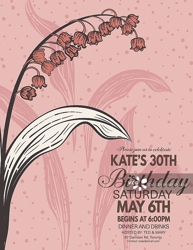 铃兰植物背景细节图片素材