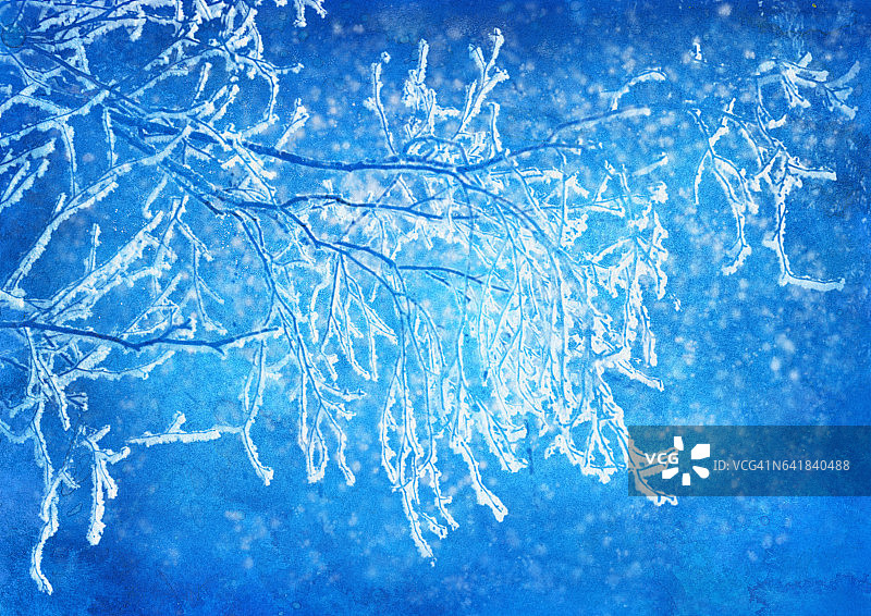 冬季艺术背景图片素材