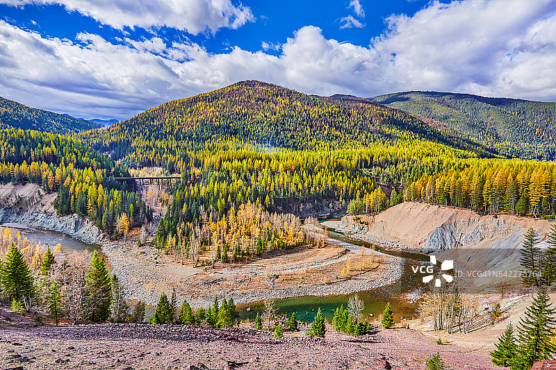 美国蒙大拿冰川国家公园图片素材