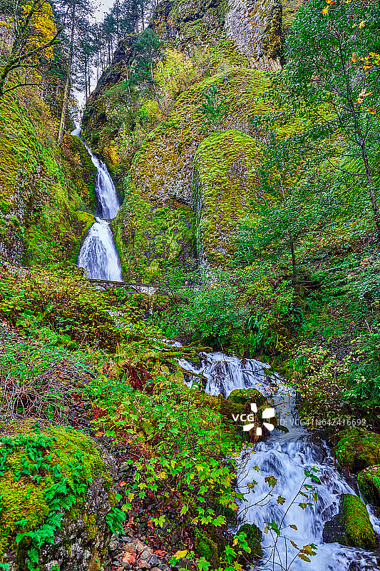 俄勒冈州哥伦比亚河历史公路图片素材