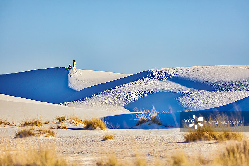 美国新墨西哥州白沙国家纪念地图片素材