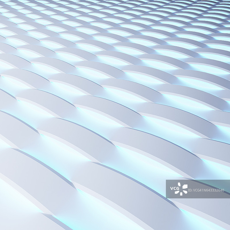 发光白色面板3D渲染图片素材