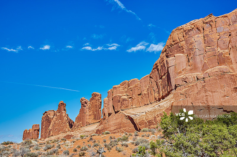 美国犹他州拱门国家公园图片素材