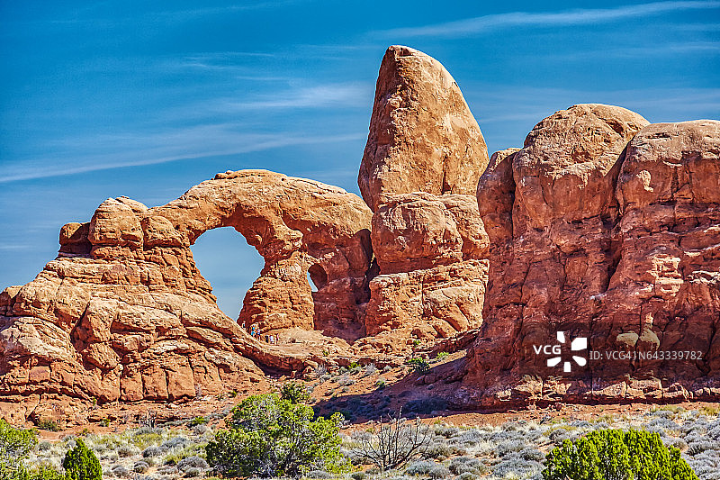 美国犹他州拱门国家公园图片素材